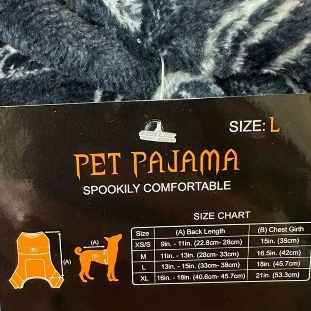 Pumpkin Dog Pajamas NWT Fall Holiday Christmas Gift Puppy Pet Cat Black